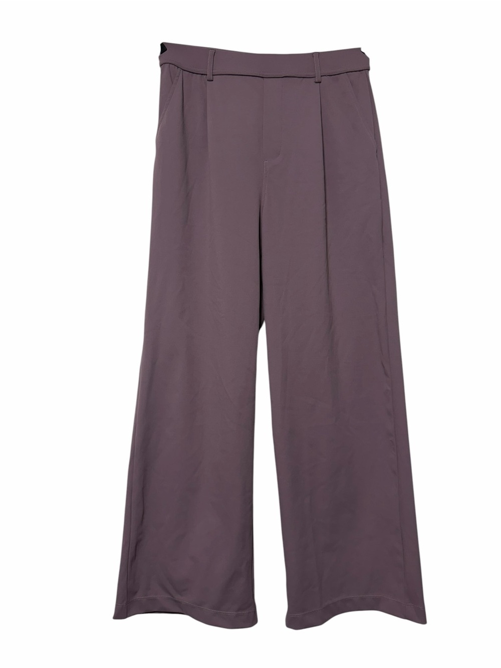 Halara Flex Wide Leg Pleated Work Pants Mauve / Purple Petite S NWT